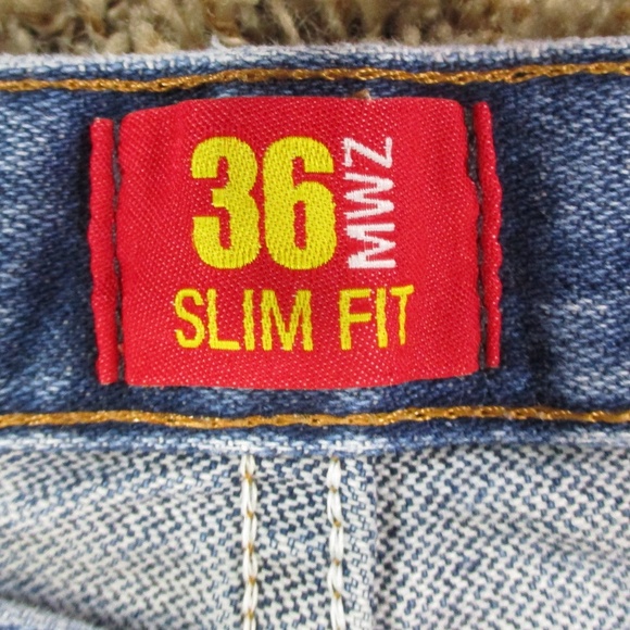 Wrangler Jeans Men's 38x30 Medium Wash Cowboy Cut Slim Premium Performance Denim - Picture 6 of 7